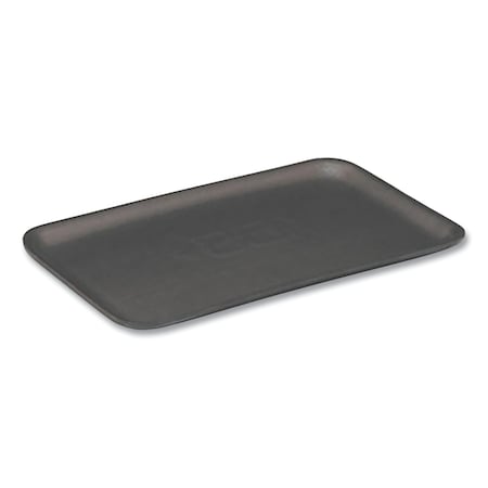 Pactiv Evergreen Supermarket Tray, No 7S, 5.63 x 14.16 x 0.67, Black, 250PK 0TFB07S00000